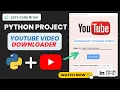 Part 1 YouTube Downloader GUI Project using Python