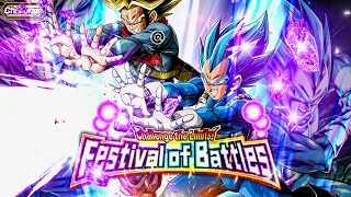 EZA LR VEGETA TRUNKS VS CHALLENGE THE LIMITS FESTIVAL OF BATTLES Dokkan Battle