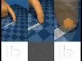 MuJoCo touch grid sensor plugin