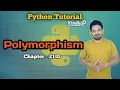 Polymorphism OOPs Features Chapter 21 D Python Full Tutorial