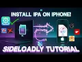 How to sideload iPA Files on iPhone iPad with PC Sideloadly tutorial