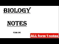 all form one notes biology klb biology book 1 pdf download