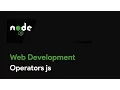 Master Node JS Operators js - Web Development