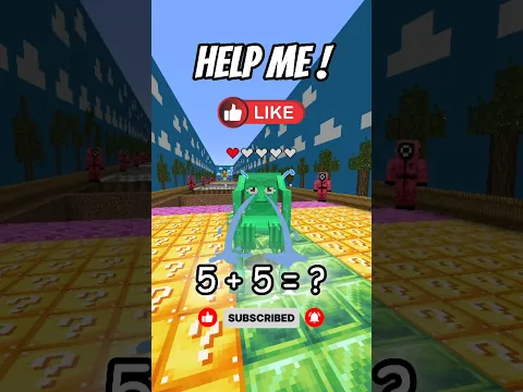 Italian Brainrot VS SquidGame Longer Jumping ππ #205 #italianbrainrot #minecraft - BlockOfFun