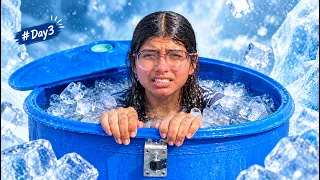 ICE BATH CHALLENGE 🧊 #challenge #icebath #impossible #yt #shorts
