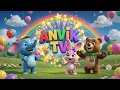 Little Miss Muffet Nursery Rhyme | Cute 3D Animation for Kids | Anvik TV