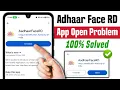 Lagu aadhaar face rd app install problem | aadhaar face rd open nahi ho raha hai | aadhaar face rd app