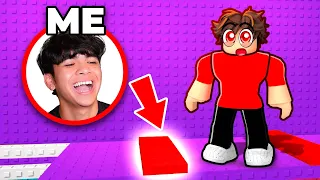 Trolling the TECHY CREW in Roblox Hide & Seek Tower!