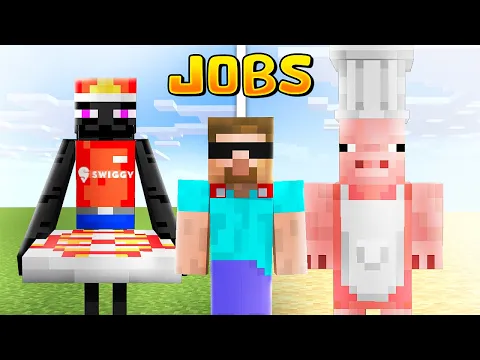 Video Thumbnail: Minecraft Mobs If They Had Jobs!