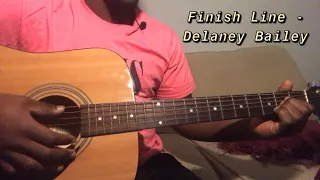finish line delaney bailey guitar tutorial how to play finish line 