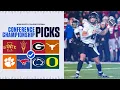 Picks for EVERY Conference Championship Game in College Football Big Ten SEC ACC Big 12 MORE