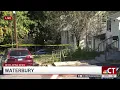 Neighbors react after two people are shot and killed in Waterbury Connecticut