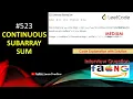 Continuous Subarray Sum LeetCode 523 Java Explanation w Solution LearnOverflow