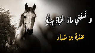 حكم سيوفك في رقاب العذل   عنترة بن شداد دندنها