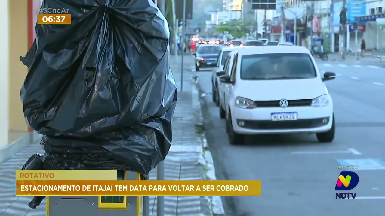 Estacionamento rotativo de Itajaí volta a funcionar a partir do dia 5 de abril