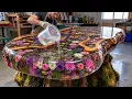 The Carpenter Transformed a Discarded Tree Trunk into a Beautiful Click To View Now