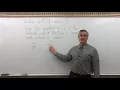 MTH 011 Section 2 10 Problem 3 - Mathematics with Dan Avedikian