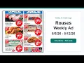 Rouses Weekly Ad 26 - 26 Best Deals