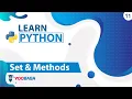 Python Set Tutorial in Hindi Urdu