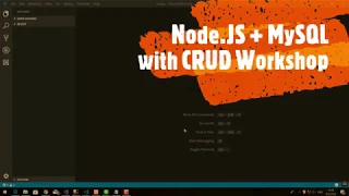 Node JS MySQL CRUD Workshop Insert Update Select Delete