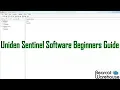 Uniden Sentinel Software Beginners Guide