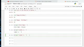 Python class 5 basic coding beginners on data types concatenation easiest method to learn