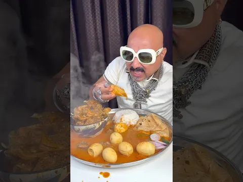 Anda masala chicken thali…😍❤️🍗 #chickenlegpiece #ulhaskamathe #foodchallenge #indianfood #shorts