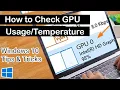 How to Check GPU Usage in Windows 11 Step-by-Step Guide
