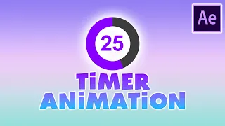 Easy Countdown Timer Animation in Adobe After Effects Tutorial