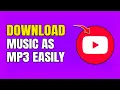 Download Lagu How To Download Music From YouTube as MP3