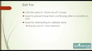 Lesson 5 Programming Loops - Visual Basic for Applications Course