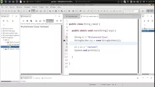 62 Java String StringBuilder StringBuffer