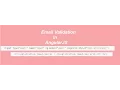 Email Validation In AngularJS