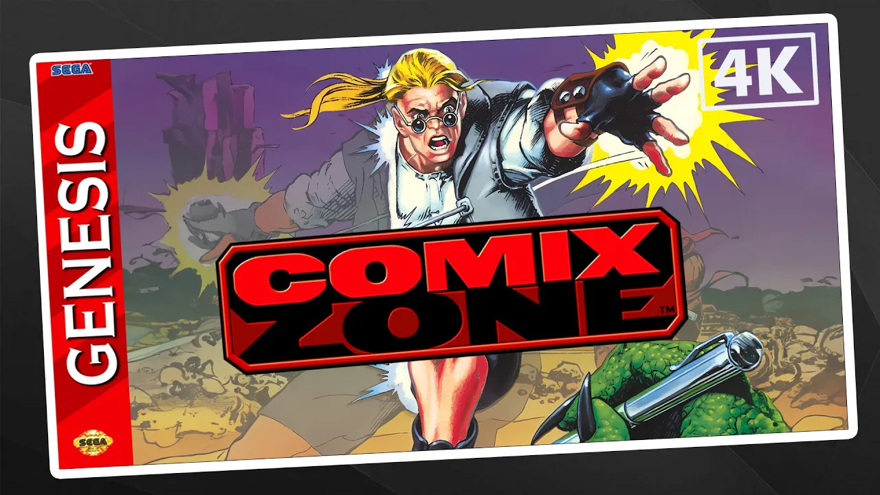 [SEGA Genesis/Mega Drive Longplay] Comix Zone | Full Game Walkthrough | 4K