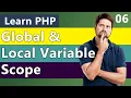 What is Global and Local Variable Scope in Php Php Tutorial 06 CodeRamp 2023