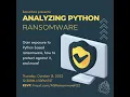 Analyzing Ransomware Workshop Recording