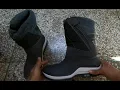 QUECHUA Men s Snow Boots WARM WATERPROOF SH500 X-WARM - High black grey INR 3499 UNBOXING