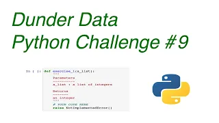 Dunder Data Python Challenge