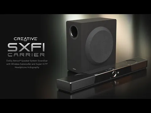 Creative SXFI CARRIER - Barra de sonido con sistema de altavoces Dolby Atmos®  - Creative Labs (España)