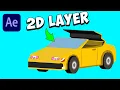3D in 2D After Effects Extrudalizer Plugin Tutorial