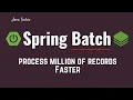 IQ Spring Batch for Beginners Process Million of Record Faster Using Spring Batch JavaTechie