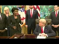 Trump meets with foreign ministers of DR Congo, Rwanda at Oval Office