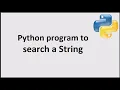 Check if Substring is Present in a Given String Using Python