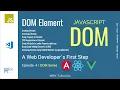 DOM Element JavaScript DOM Crash Course JavaScript DOM Tutorial