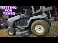 RIDING MOWER ABANDONED FOR YEARS Let s Fix It Up