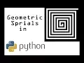 Geometric Spirals in Python