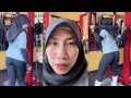 Download Lagu Hijab-stijl outfit olahraga cutbray legging spandek dienblad op sportschoolfitness