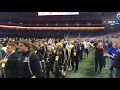Grand march before individual wrestling final matches