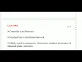 CONTROLLER AREA NETWORK - CAN BUS