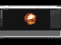 WebGL three js GPGPU fireball simulation test